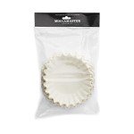 Moccamaster White Coffee Paper Filters, 100 Count