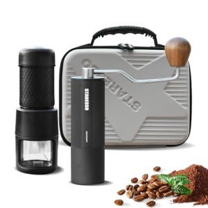 Portable Espresso Maker & Grinder Set for Travel