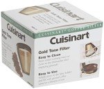 Cuisinart Gold Tone Coffee Filter for 10-12 Cups