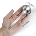 Flezoo 4-Piece Stainless Steel Coffee Scoop Set