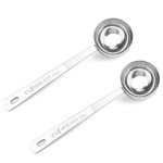 Stainless Steel Coffee Measuring Spoons - 2 Pack