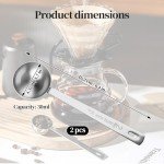 Stainless Steel Coffee Measuring Spoons - 2 Pack