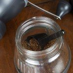 Black 1-Ounce Coffee Scoop Set - 2 Pieces