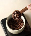 Wooden Coffee Spoon for Ground Beans and Tea