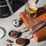 Stainless Steel Coffee Measuring Spoons - 2 Pack