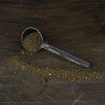 Black 1-Ounce Coffee Scoop Set - 2 Pieces