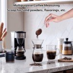 Flezoo 4-Piece Stainless Steel Coffee Scoop Set