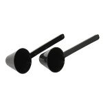 Black 1-Ounce Coffee Scoop Set - 2 Pieces