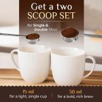 Orblue Stainless Steel Coffee Scoop Set - 2 Pack