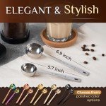Orblue Stainless Steel Coffee Scoop Set - 2 Pack