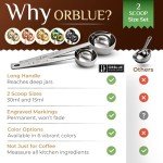 Orblue Stainless Steel Coffee Scoop Set - 2 Pack