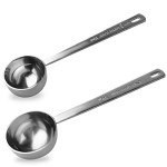 Stainless Steel Coffee Scoop Set - 2 Sizes