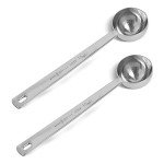 Stainless Steel Coffee Measuring Spoon Set - 2pcs