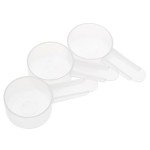 3-Pack Short Handle Coffee Measuring Spoons
