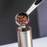 Stainless Steel Coffee Measuring Scoop Set - 2 PCS