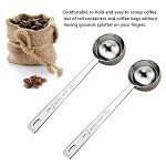 Stainless Steel Coffee Measuring Spoon Set - 2pcs
