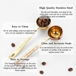 Stainless Steel Coffee Measuring Scoop Set (3 Pcs)