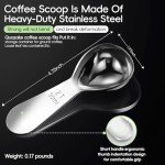Ergonomic Stainless Steel Coffee Scoop Set (2pcs)