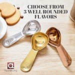 Apace Living Stainless Steel Coffee Scoop Set