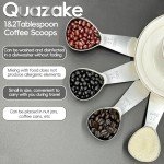Ergonomic Stainless Steel Coffee Scoop Set (2pcs)