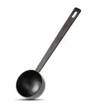 Black Stainless Steel 2-Tablespoon Coffee Scoop