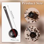 Black Stainless Steel 2-Tablespoon Coffee Scoop