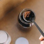 Black Stainless Steel 2-Tablespoon Coffee Scoop