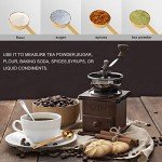 Gold Stainless Steel Coffee Scoop Set - 2 Pack