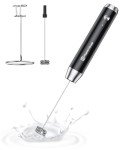Rechargeable Handheld Milk Frother with Stand