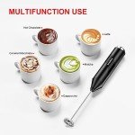 Bonsenkitchen Battery Operated Milk Frother - Black