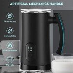 4-in-1 Electric Milk Frother for Coffee Drinks