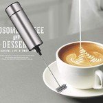 Handheld Battery-Powered Milk Frother for Coffee
