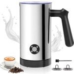 4-in-1 Stainless Steel Electric Milk Frother
