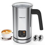 BIZEWO 4-in-1 Electric Milk Frother and Warmer