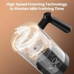 4-in-1 Stainless Steel Electric Milk Frother