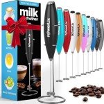 PowerLix Battery-Operated Handheld Milk Frother