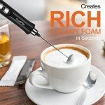 FoodVille MF02 Handheld Milk Frother for Coffee