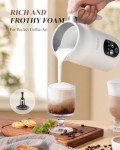 KIDISLE 4-in-1 Electric Milk Frother with Temperature Control