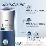Huogary 2-in-1 Milk Frother and Steamer