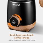 AMZCHEF 8-in-1 Milk Frother & Steamer 550W