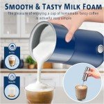 Huogary 2-in-1 Milk Frother and Steamer