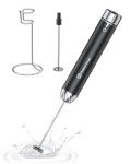 Rechargeable Milk Frother with Stepless Speed Control