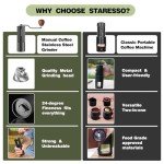 Portable Espresso Maker & Grinder Set for Travel