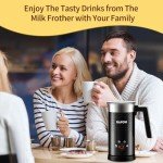 4 in 1 Electric Milk Frother for Barista Drinks
