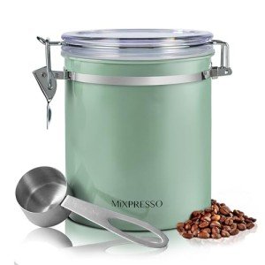 Mixpresso 16oz Airtight Coffee Storage Canister