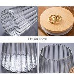 Airtight Glass Coffee Canister with Bamboo Lid