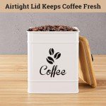 Airtight 40 oz Coffee Canister for Freshness