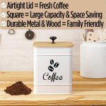 Airtight 40 oz Coffee Canister for Freshness