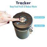 Airtight Coffee Canister with Date Tracker & Scoop
