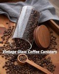 Airtight Coffee Canisters with Scoop - Set of 2